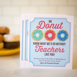 Teacher Appreciation Week Ideas with Printables - Sara Luke Creative